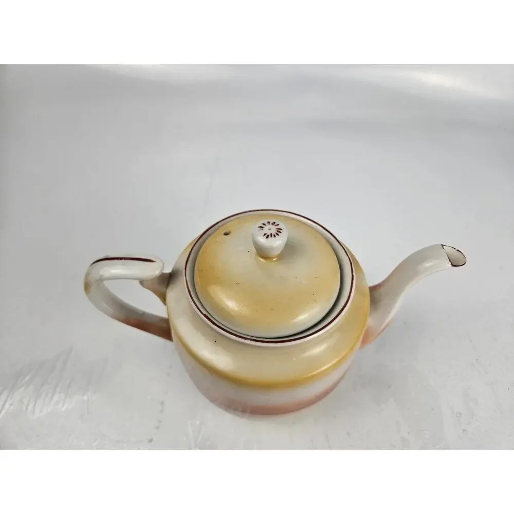 Japan Lustreware Handpainted Sunset Tea Set Porcelain 9‎ Pieces